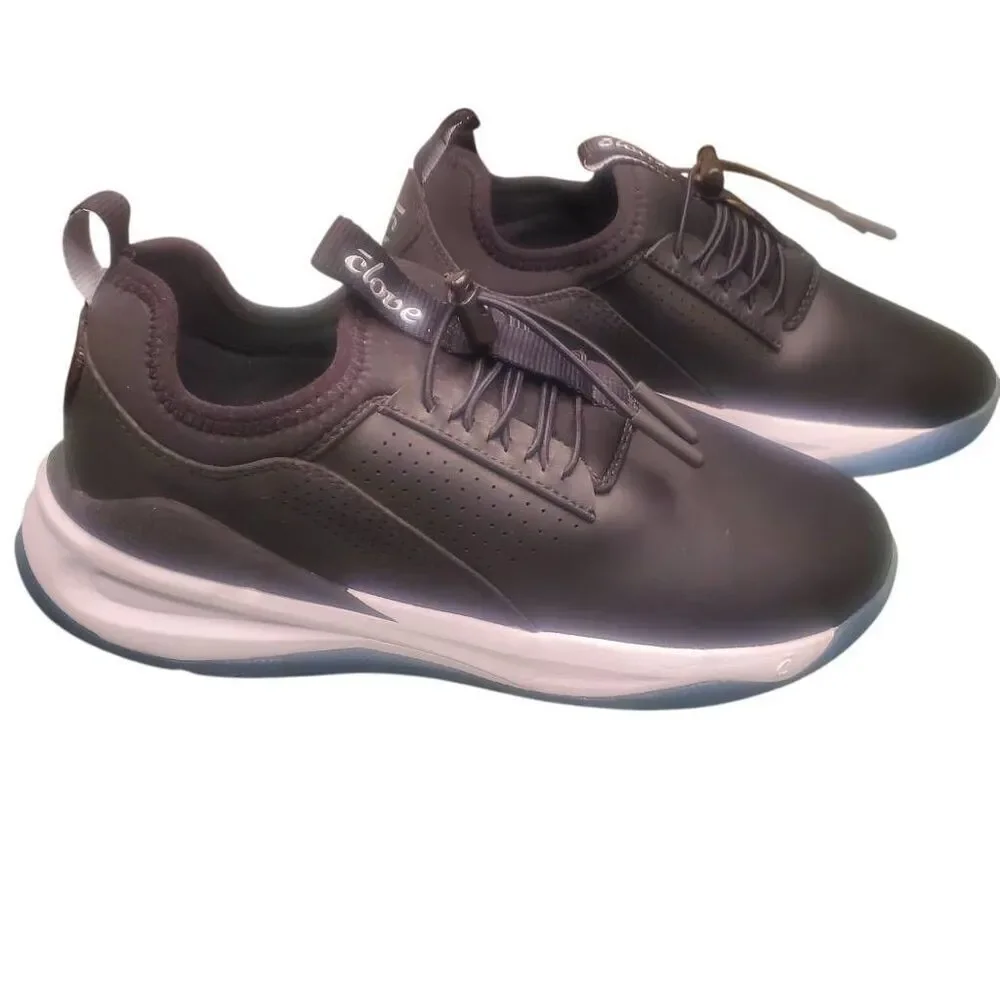 Clove Classic Night Shift Black/White Women's Bungee Athletic Shoe 7.5